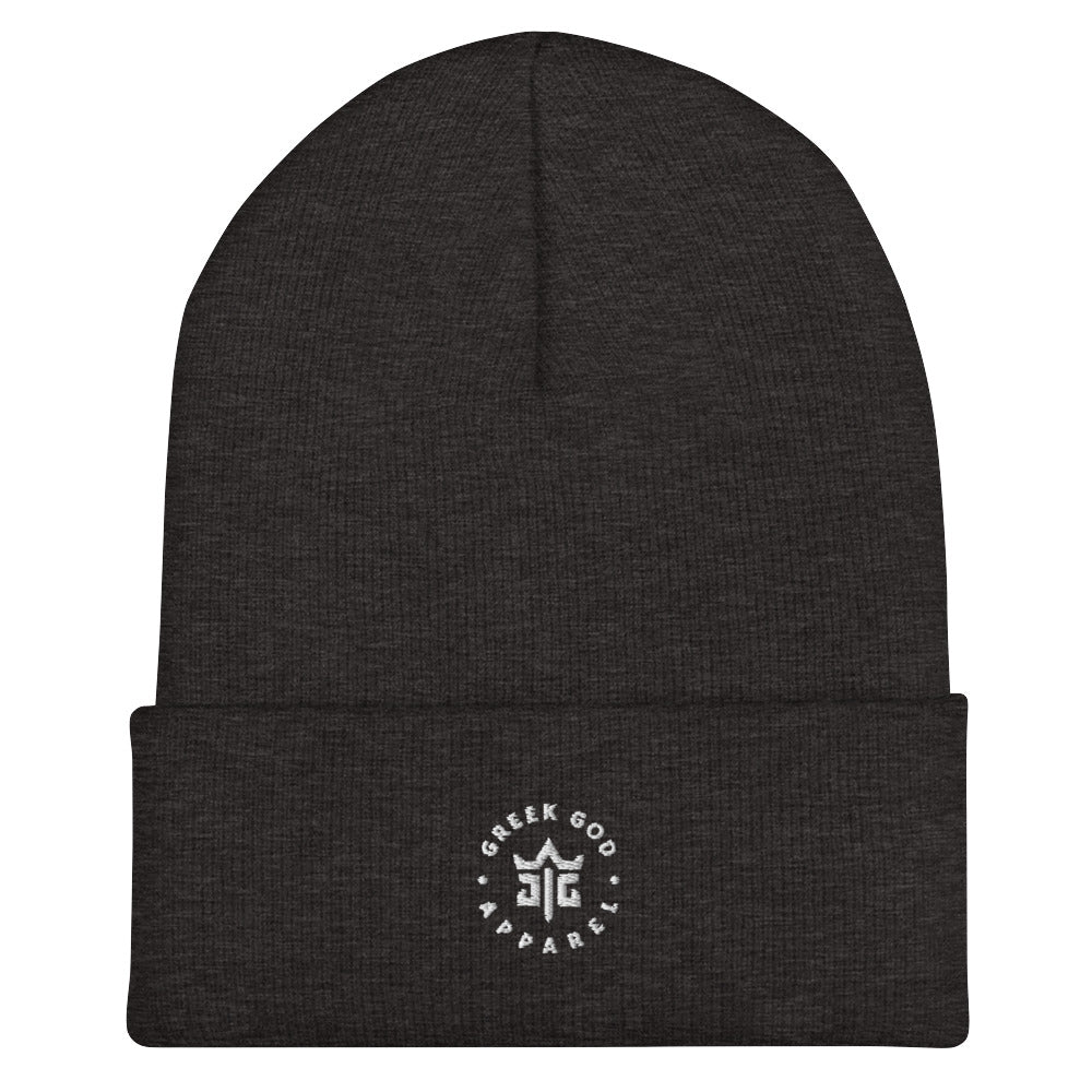 Embroidered Cuffed Beanie