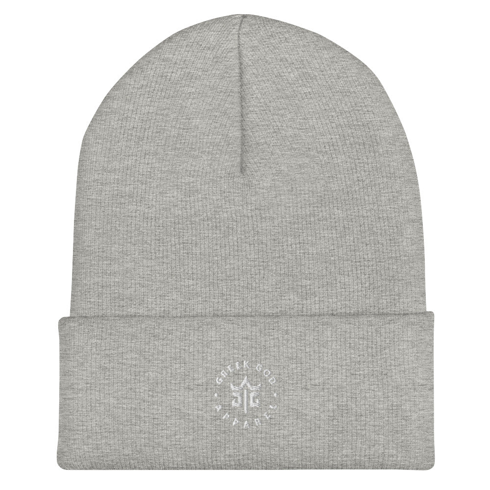 Embroidered Cuffed Beanie